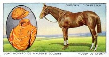 1934 Ogden's Prominent Racehorses of 1933 #8 Coup de Lyon Front